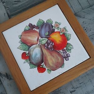 Vintage Fruit Trivet